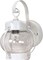 Nuvo 1-Light 11" Wall Onion Lantern w/ Clear Seed Glass in White Finish
